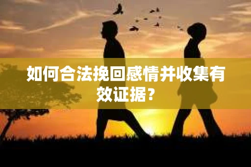 如何合法挽回感情并收集有效证据？