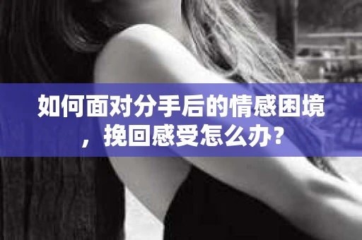 如何面对分手后的情感困境，挽回感受怎么办？