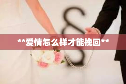 **爱情怎么样才能挽回**