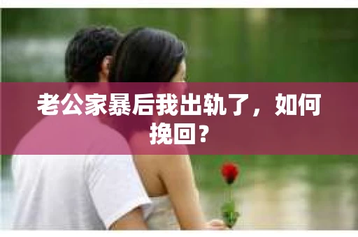 老公家暴后我出轨了，如何挽回？