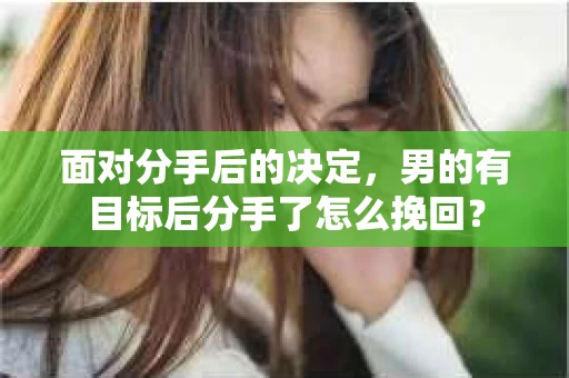 面对分手后的决定,男的有目标后分手了怎么挽回? 面对分手后的决定,男的有目标后分手了怎么挽回?