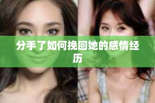分手了如何挽回她的感情经历