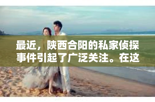最近，陕西合阳的私家侦探事件引起了广泛关注。在这个信息爆炸的时代，隐私保护显得尤为重要。今天，我们就来聊聊这个事件，看看它背后的一些故事。