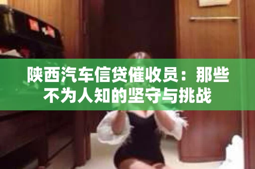 陕西汽车信贷催收员：那些不为人知的坚守与挑战