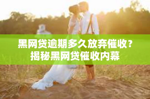 黑网贷逾期多久放弃催收？揭秘黑网贷催收内幕