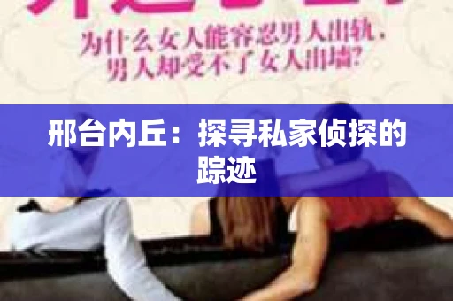 邢台内丘：探寻私家侦探的踪迹