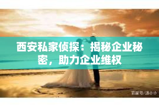 西安私家侦探：揭秘企业秘密，助力企业维权