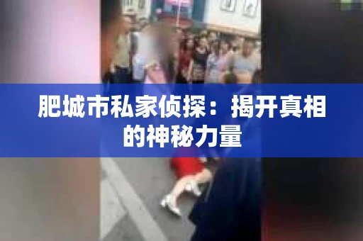 肥城市私家侦探：揭开真相的神秘力量