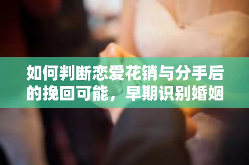 如何判断恋爱花销与分手后的挽回可能，早期识别婚姻危机的关键信号