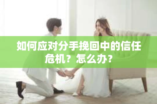 如何应对分手挽回中的信任危机？怎么办？