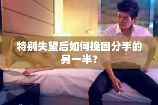 特别失望后如何挽回分手的另一半？