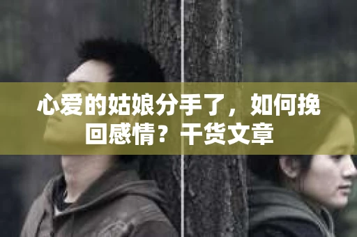 心爱的姑娘分手了，如何挽回感情？干货文章