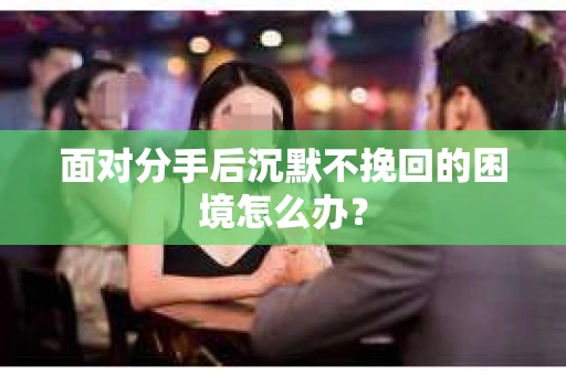 面对分手后沉默不挽回的困境怎么办？