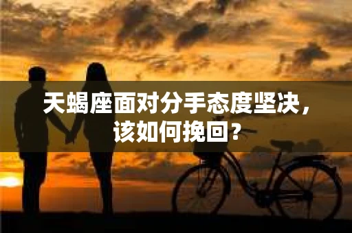 天蝎座面对分手态度坚决，该如何挽回？